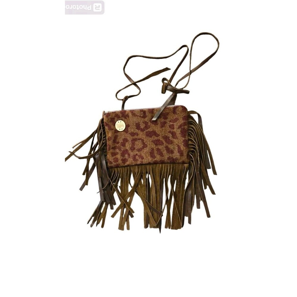 Keep It Gypsy Purse "FREE WILD" Fringe Hippie Hobo Western Country - Picture 5 of 11